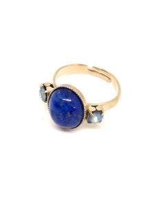 RING WITH BLUE STONE