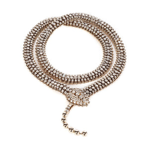 vittorio ceccoli jewelry design snake necklace jewel light gold palladium black