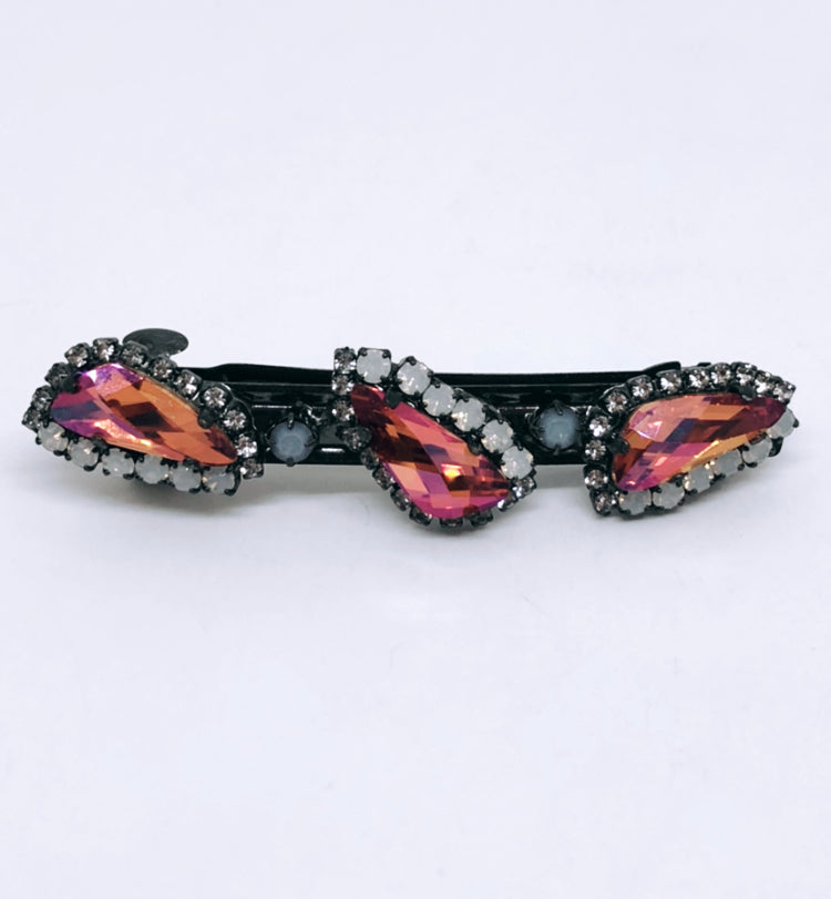 HAIR CLIP WITH CUFF AND SVAROWSKI STONES