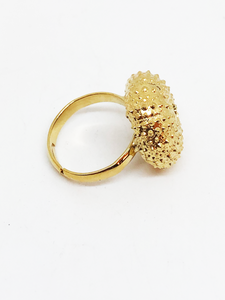 RING WITH SEA URCHIN