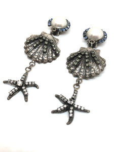 SHELL AND STAR EARRINGS